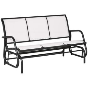 Outdoor courtyard seats for 3 people